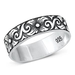 Sterling Silver Vine Ring