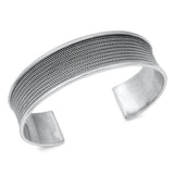 Sterling Silver Bali Bangle Bracelet