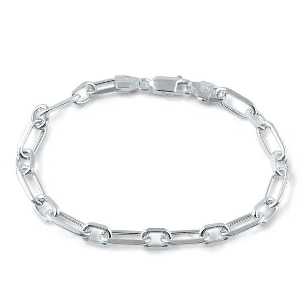 Sterling Silver Italian Bracelet Thickness-5.8mm