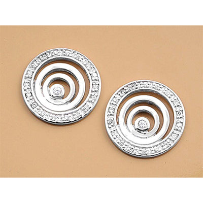 Sterling Silver Clear CZ Assorted w/CZ Earrings