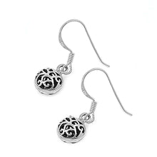 Load image into Gallery viewer, Sterling Silver Celtic Round Shaped Plain EarringsAnd Earring Height 11 mm