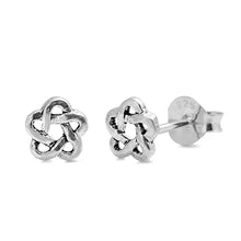 Load image into Gallery viewer, Sterling Silver Small Stud EarringsAnd Earrings Height 5mm