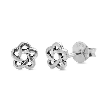 Sterling Silver Small Stud EarringsAnd Earrings Height 5mm