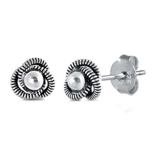 Load image into Gallery viewer, Sterling Silver Stud Plain Earrings