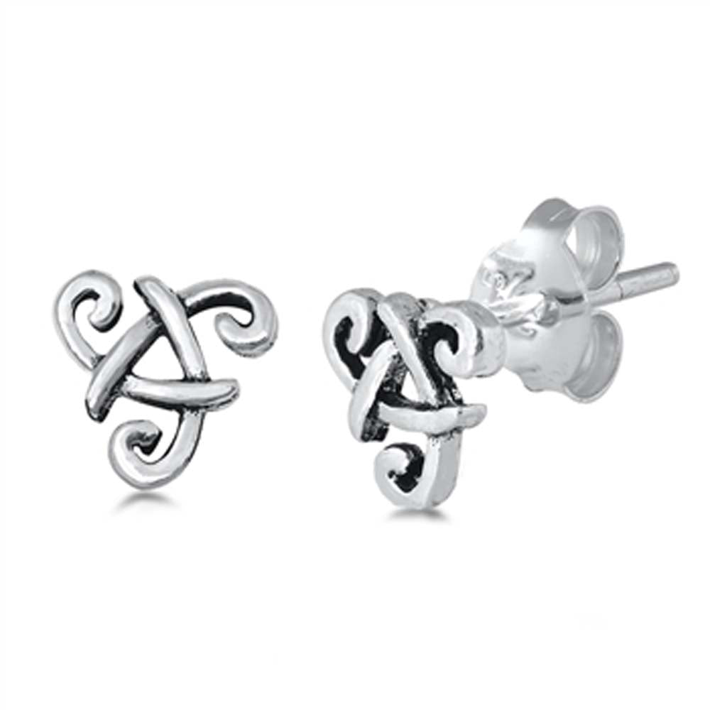 Sterling SilverCeltic Small Stud Earrings