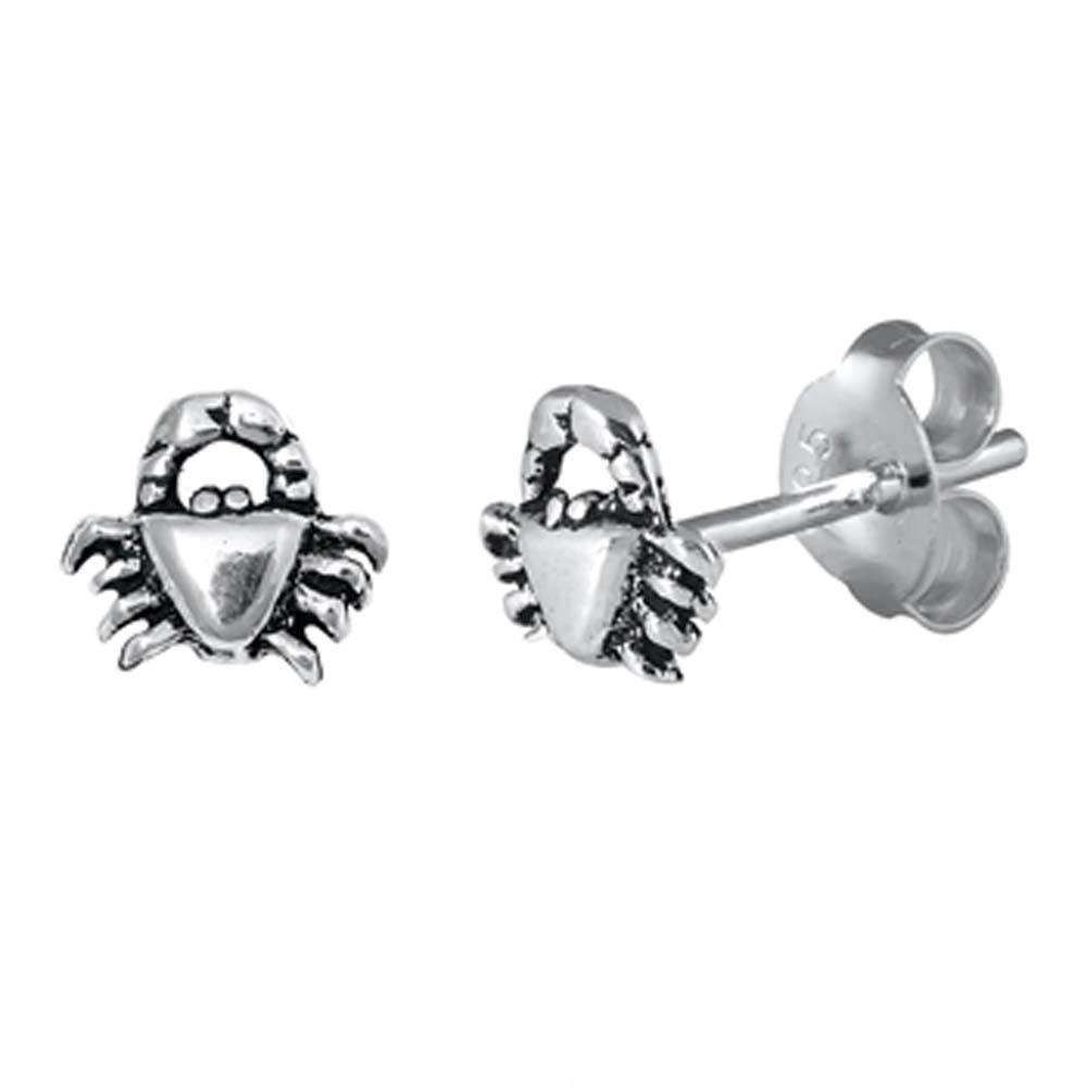Sterling SilverCrab Small Stud Earrings