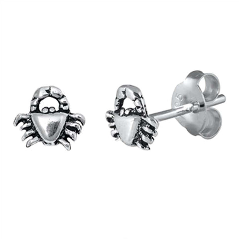 Sterling SilverCrab Small Stud Earrings