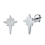 Sterling Silver Oxidized Twinkle Small Stud Earrings