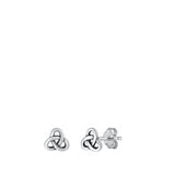 Sterling Silver Oxidized Celtic Symbol Earrings