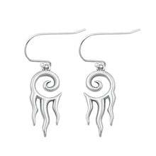 Load image into Gallery viewer, Sterling Silver Oxidized Earrings Face Height-20.6mm