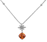 Sterling Silver Necklace With CZ