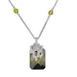 Sterling Silver Necklace With CZ
