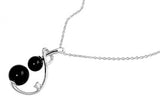 Sterling Silver Necklace With CZ