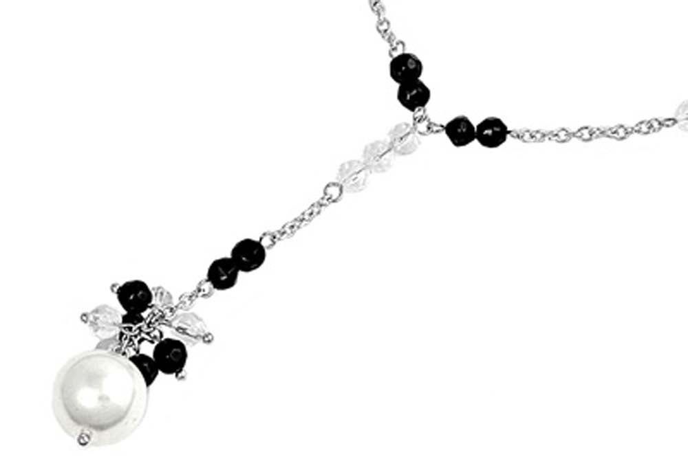 Sterling Silver Necklace With CZ