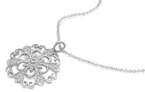 Sterling Silver Necklace With CZ