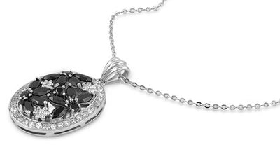 Sterling Silver Necklace With CZ