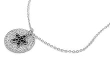 Load image into Gallery viewer, Sterling Silver Clear CZ Star Necklaces