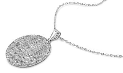 Sterling Silver Clear CZ Necklaces