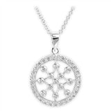 Sterling Silver Necklace With CZ