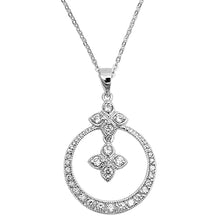 Load image into Gallery viewer, Sterling Silver Necklace With CZ