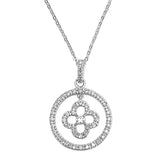 Sterling Silver Necklace With CZ