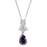 Sterling Silver Necklace With CZ