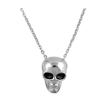 Load image into Gallery viewer, Sterling Silver Skull Necklace