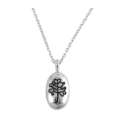 Sterling Silver Tree Of Life Necklace