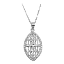 Load image into Gallery viewer, Sterling Silver Necklace With CZ