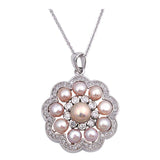 Sterling Silver Necklace With CZ