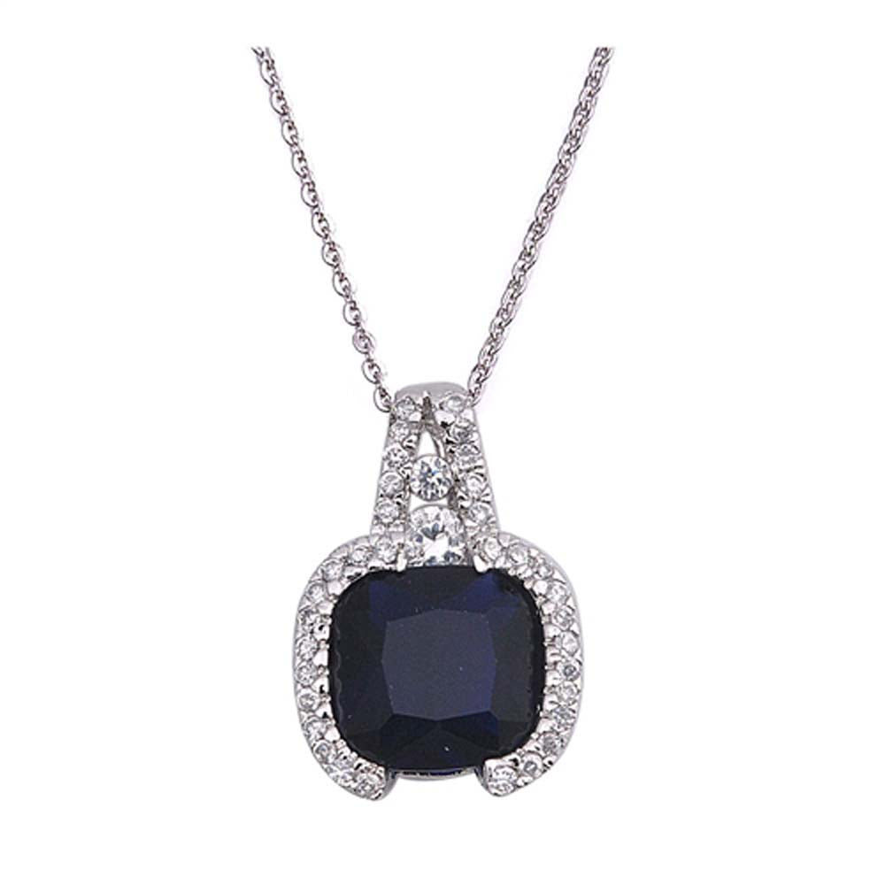 Sterling Silver Necklace With CZ