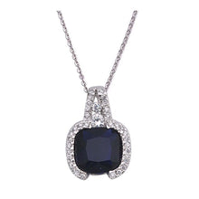 Load image into Gallery viewer, Sterling Silver Necklace With CZ