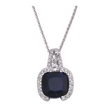 Sterling Silver Necklace With CZ