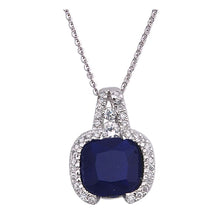 Load image into Gallery viewer, Sterling Silver Necklace With CZ