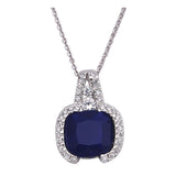 Sterling Silver Necklace With CZ