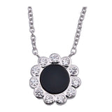 Sterling Silver Necklace With CZ