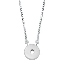 Load image into Gallery viewer, Sterling Silver Circle Necklace