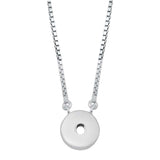 Sterling Silver Circle Necklace