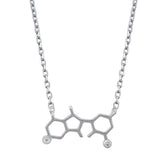 Sterling Silver Molecule Necklaces