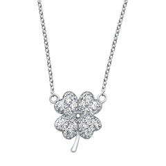 Sterling Silver Four Leaf Clover Necklaces
