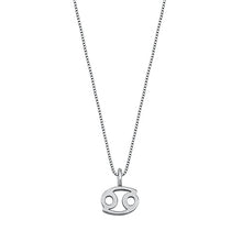 Load image into Gallery viewer, Sterling Silver Cancer Zodiac Necklace