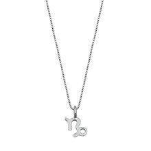 Load image into Gallery viewer, Sterling Silver Capricorn Zodiac Necklace