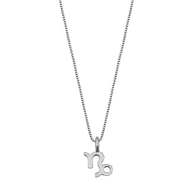 Sterling Silver Capricorn Zodiac Necklace