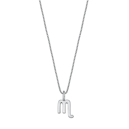 Sterling Silver Scorpio Zodiac Necklace