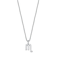 Load image into Gallery viewer, Sterling Silver Scorpio Zodiac Necklace