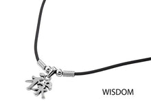 Load image into Gallery viewer, Sterling Silver Necklace Wisdom With CZ