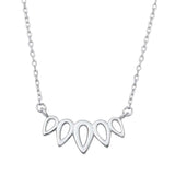Sterling Silver Plain Necklace