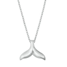 Load image into Gallery viewer, Sterling Silver Whale Tail Necklace - silverdepot