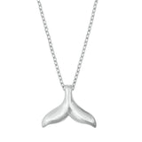 Sterling Silver Whale Tail Necklace