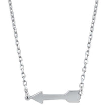 Load image into Gallery viewer, Sterling Silver Arrow Necklace